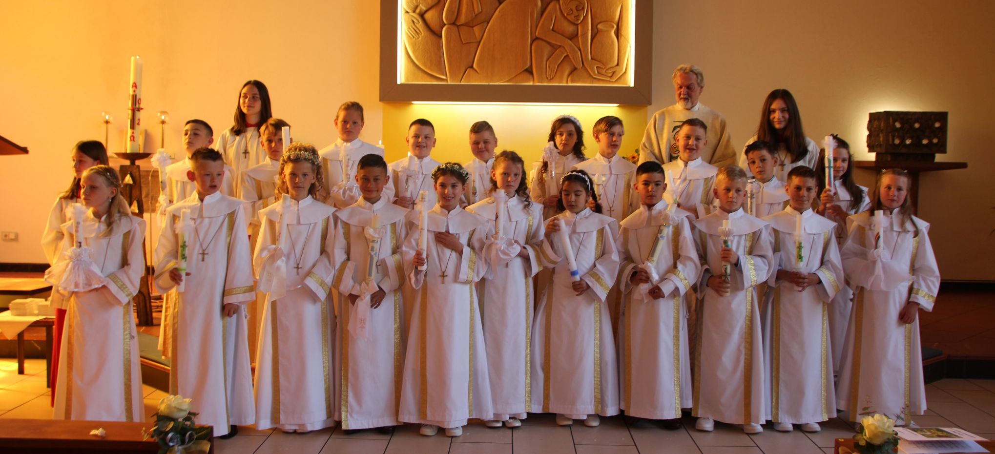 Erstkommunionkinder Christkönig, Niederklein und St. Michael